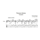 Nessun dorma (Турандот) для гитары