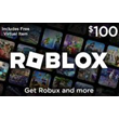 ✅Roblox Gift Card🔥 100$/10000 ROBUX (USA) 🇺🇸 Instant