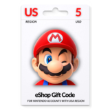 ✅ Nintendo eShop Prepaid Gift Card $5 🇺🇸 USA 🔥
