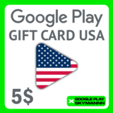 ✅Google Play Gift Card 5$ USD USA🇺🇸 АВТО ВЫДАЧА 24/7