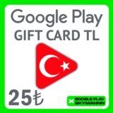 🇹🇷GOOGLE PLAY GIFT CARD 25 TL ТУРЦИЯ АВТО ВЫДАЧА 24/7