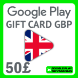 🟢Google Play 🟢 Gift Card 50 GBP (UK)🌏United Kingdom