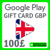 🟢Google Play 🟢 Gift Card 100 GBP (UK)🌏United Kingdom