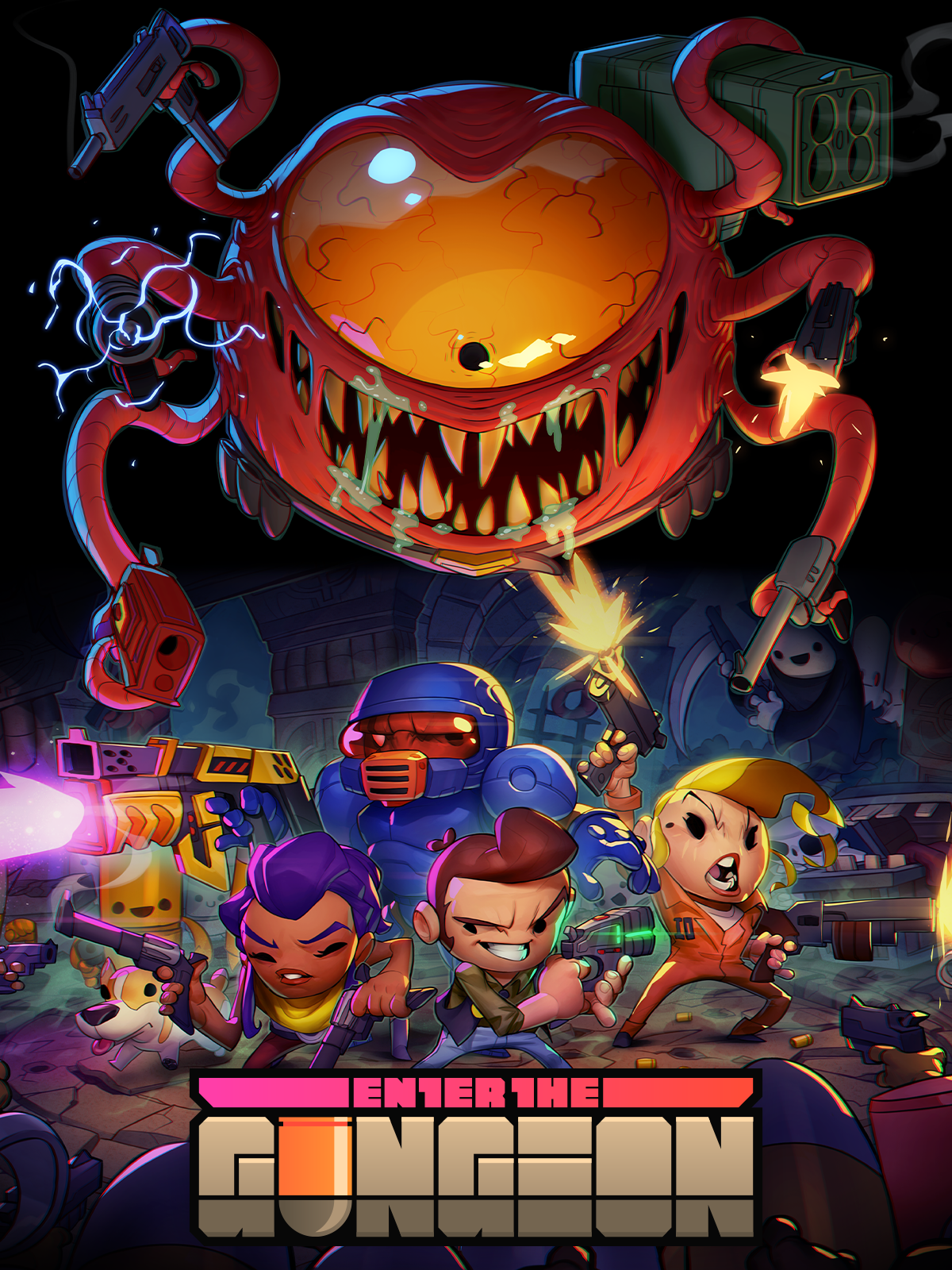 Карта enter the gungeon