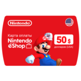 Карта Nintendo eShop 50$ США 🔵Без комиссии