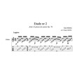 Sibelius Etude II for guitar