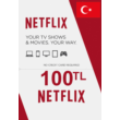 🔶Netflix 100 TL - Gift Card Code (Turkey) TR