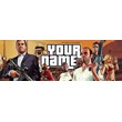 Psd-template banner (caps) for Twitch GTA 5