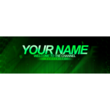 Psd-шаблон баннер (шапки) для Twitch Neon