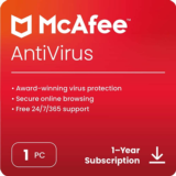 McAfee AntiVirus 2023 (1 Year / 1 PC) - Global Key