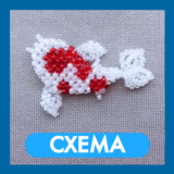 Схема для бисера: Карп Кои