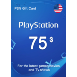 PLAYSTATION NETWORK PSN - 75$ USD США 🎮 + ПОДАРОК 🎁