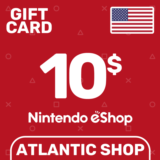 ⭐️Nintendo eShop 10$ (USD) США