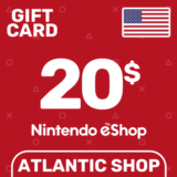⭐️Nintendo eShop 20$ (USD) США
