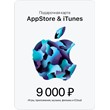 🎟📱Подарочная карта iTunes 9000руб (код AppStore 9000)