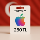 ТУРЦИЯ🍎APPLE iTunes AppStore 250 TL🍎Подарочная карта
