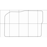 CHEVROLET CAPTIVA 2006-2011 Лекала автоковриков, вектор