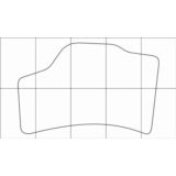 FIAT ALBEA 2002-- Лекала автоковриков, вектор