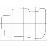HONDA CIVIC 4D sedan 2001-2006 Лекала автоковриков