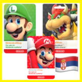 ⭐️ВСЕ КАРТЫ⭐🇷🇸Nintendo Gift Card 15-150 EUR (Сербия)