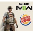 COD: MW II - 1 Hour 2XP + Burger King Operator Skin