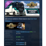 Euro Truck Simulator 2 - Modern Lines Paint Jobs Pack