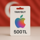 ТУРЦИЯ🍎APPLE iTunes AppStore 500 TL🍎Подарочная карта
