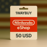США🍄Нинтендо 50 USD🍄Подарочная карта пополнения еШоп