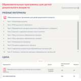 Образовательные программы для детей дошкольного.Тест