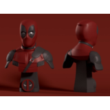 DEADPOOL BUST: ПРОВЕРЕН И ГОТОВ К 3D ПЕЧАТИ