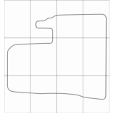 KIA CARNIVAL 2006-- Лекала автоковриков