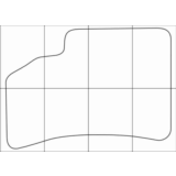KIA СERATO 2004-2009 Лекала автоковриков векторные