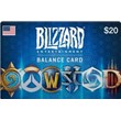 🔑 20$ USA Подарочная карта Blizzard