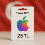 ТУРЦИЯ🍎APPLE iTunes AppStore 25 TL🍎Подарочная карта