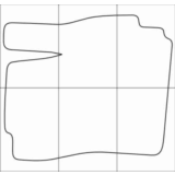 MAZDA 5 2005-2010 Лекала автоковриков вектор