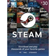STEAM WALLET GIFT CARD $30 USD ✅(US ACCOUNT)