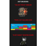 Pixels 141 Biteprice Ghost Card EMBLEM Charm Code