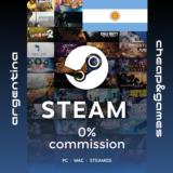 🔥 Карта пополнения 💲 Пополнить Steam АРГЕНТИНА USD