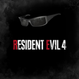 ✅Resident Evil 4  аксессуар для Леона Тёмные очки спорт