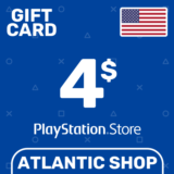 ⭐️Карта Пополнения PSN 4$ (USD) США