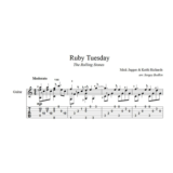 Ruby Tuesday (The Rolling Stones) для гитары