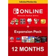 🔥NINTENDO SWITCH ONLINE + EXPANSION PACK 12 MONTHS🔑