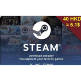 ✅ STEAM WALLET GIFT CARD 40 HKD $ Гонконг 🎁
