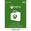 💠XBOX 60 $ USD (USA) 🇺🇸 GIFT CARD (INSTANTLY) + 🎁