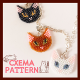 Схема "Кот #2" из бисера 😺