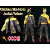 🔑PUBG SKIN 🐾Chicken Ska Moto Jacket Yellow