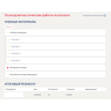 Психодиагностическая работа психолога.Тест Синергия/МТИ