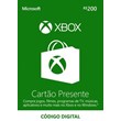 Xbox Live Gift Card💰Карта оплаты 200 BRL 💳🎮 Бразилия