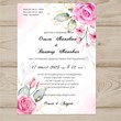 Invitation template for the wedding № wed6