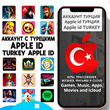 ⚡️ APPLE ID TURKET PERSONAL  ios iPad iPhone ТУРЕЦКИЙ
